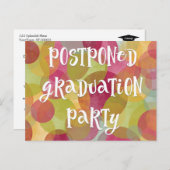 サークルカラフル延期された卒業党 ポストカード (正面/裏面)