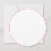 サークルクリスマスカード シーズンカード (裏面)