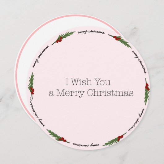 サークルクリスマスカード シーズンカード (正面/裏面)