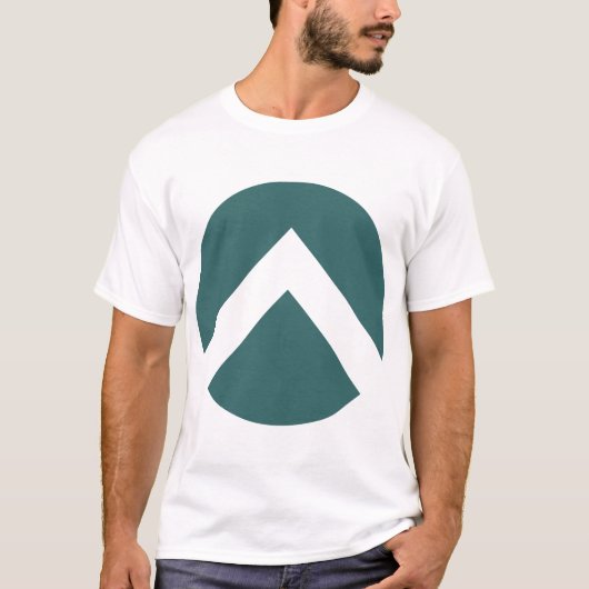 サークルシェブロンベクトル Tシャツ (正面)