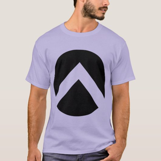 サークルシェブロンベクトル Tシャツ (正面)