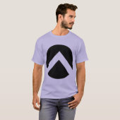 サークルシェブロンベクトル Tシャツ (正面フル)