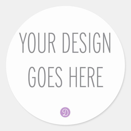 サークルシール印刷(1.5インチまたは3") ラウンドシール (正面)