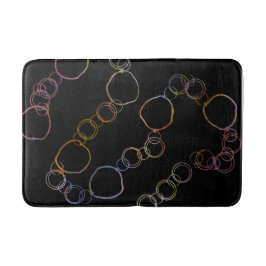 サークルチェーン虹 バスマット
