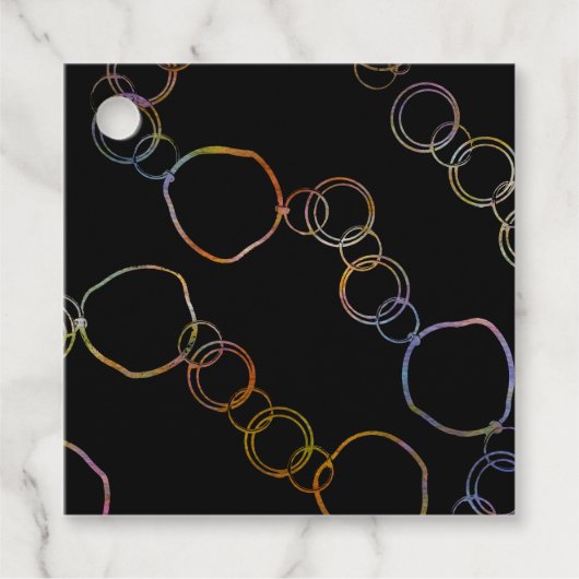 サークルチェーン虹 フェイバータグ (正面)