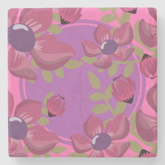 サークルドットフローラコースター ストーンコースター (正面)