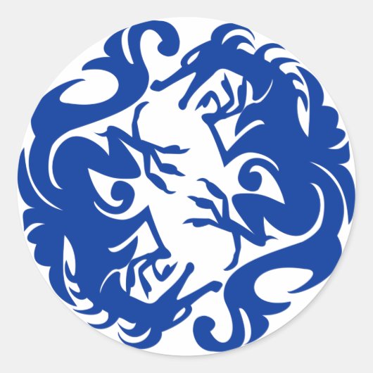 サークルドラゴスタンプ ラウンドシール (正面)