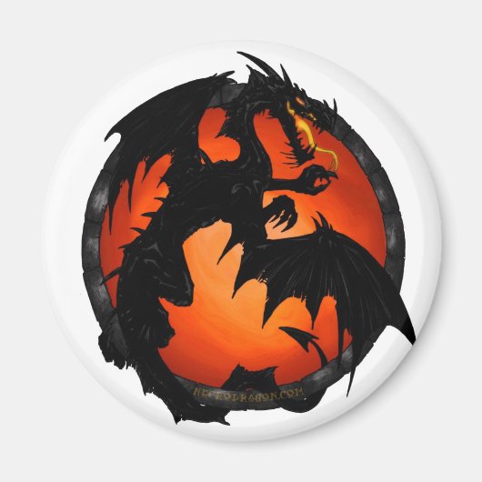 サークルドラゴンマグネット マグネット (正面)