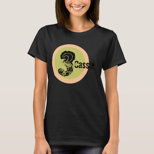 サークルネームと年齢3歳の誕生日Tシャツ Tシャツ (正面)