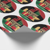 サークルハッピークワンザラッピング紙 ラッピングペーパー (角)