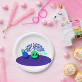 サークルハッピー14th誕生日紙プレート ペーパープレート (パーティー)