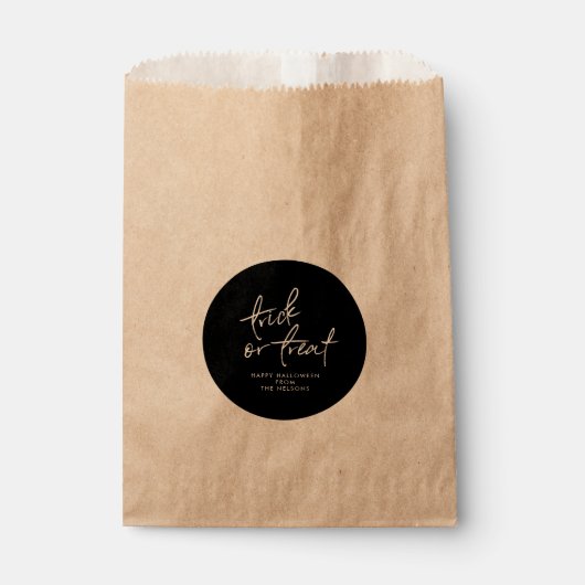 サークルハロウィーンフェイバーバッグ |ハロウィーントリートバッグ フェイバーバッグ (正面)