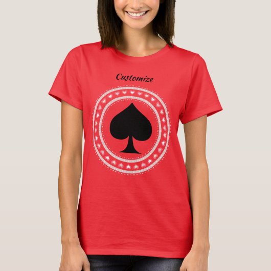 サークルハートブラックスペードサンダー_コーブ Tシャツ (正面)