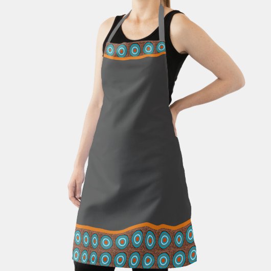 サークルパターエプカッコいいロン エプロン (インサイチュ)