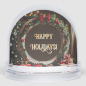 サークルフレーム幸せな休日のお客様への感謝 (正面)