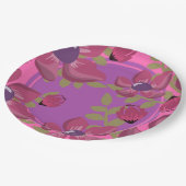 サークルフローラプレート ペーパープレート (アングル)