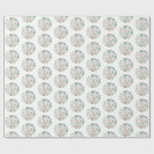 サークルフローラマザーズデイラッピング紙 ラッピングペーパー (フラット)