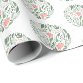 サークルフローラマザーズデイラッピング紙 ラッピングペーパー (ロールコーナー)