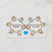 サークルベビシッ遊ターのかわいい子どもたち 名刺 (裏面)