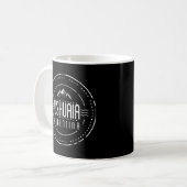 サークルマウンテンズウシュアイアアルゼンチン コーヒーマグカップ (正面左)