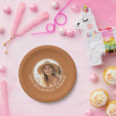 サークルワンフォト – バースデーパーティーテラコッタ ペーパープレート (パーティー)