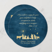 サークル出生クリスマスカード シーズンカード (正面/裏面)