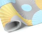 サークル折り紙パステルパターン ラッピングペーパー (ロールコーナー)