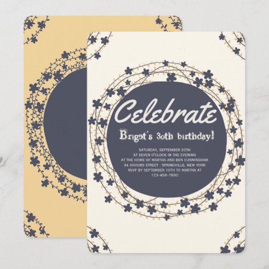 サークル招待状 招待状 (正面/裏面)