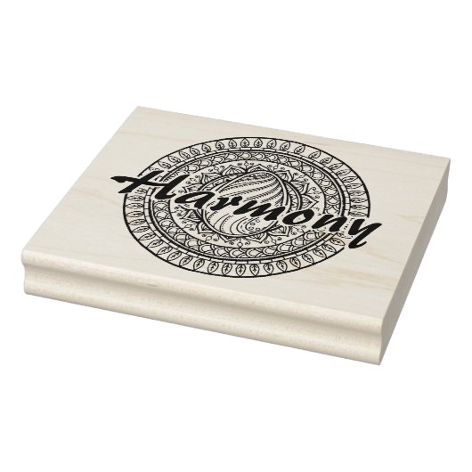 サークル・トライバル・ドードル ラバースタンプ (スタンプ)