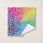 サークル マンダラ 2 バスタオルセット (ウォッシュタオル)