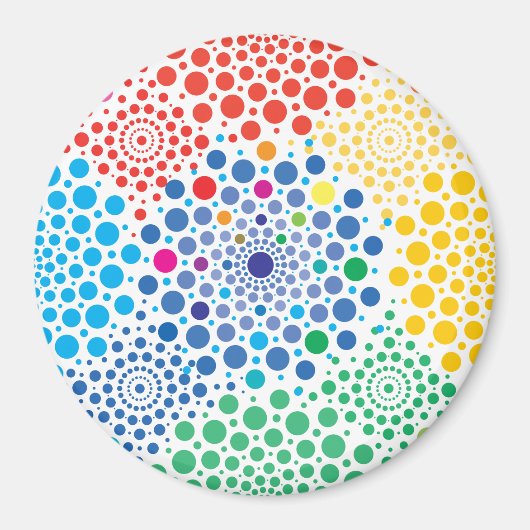 サークル マンダラ 3 マグネット (正面)