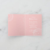 サークル'nブーティベビーガールシャワー招待状 招待状 (内部)