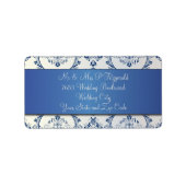 サーク華美ルダマスクサファイアブルー ラベル (正面)