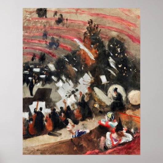 サーケでのパスデループ管弦楽団のリハーサル ポスター (正面)