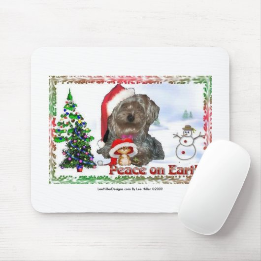 サーシャシドニーシルキードッグマウスホリデーギフト マウスパッド (マウス)