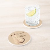 サーシャシャシャムネマママ子猫バックビュ遠くにー コースター (側面)