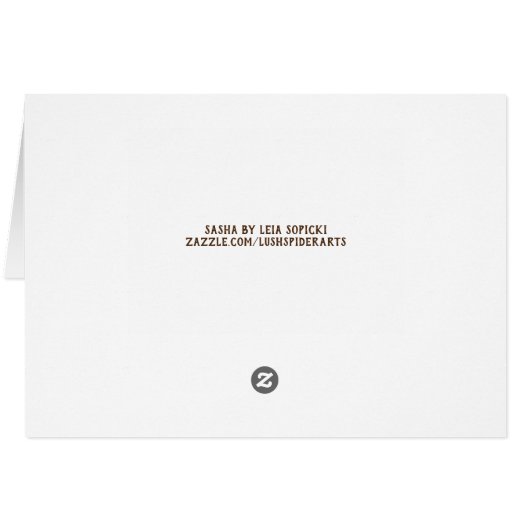 サーシャシャシャム猫好きバックビューあなたは目的 (裏面横)