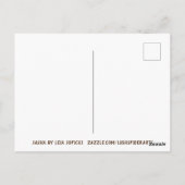 サーシャシャシャム猫好きバックビューあなたは目的 ポストカード (裏面)