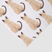 サーシャシャシャム猫好き子猫ルッキング遠くにスケッチ 薄葉紙 (詳細)