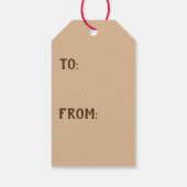 サーシャシャムネキャットパーソン子猫ルージングア遠くにート ギフトタグ (裏面)