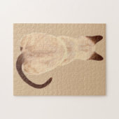 サーシャシャムネキャットパーソン子猫ルージングア遠くにート ジグソーパズル (横)