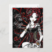 サーシャバレンタインデー妖精はがき シーズンポストカード (正面/裏面)