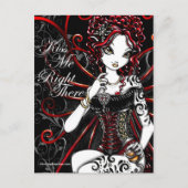 サーシャバレンタインデー妖精はがき シーズンポストカード (正面)