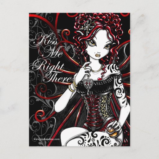 サーシャバレンタインデー妖精はがき シーズンポストカード (正面)