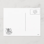 「サーシャ」ゴシック様式のオートクチュールバレンタイン絵葉書 シーズンポストカード (裏面)