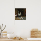 サージェント – エドワード・ダーリー・ボイトの娘たち1882 ポスター (キッチン)