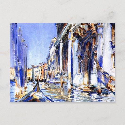 サージェント – グランドキャナルのビュー ポストカード (正面)