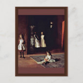 サージェント・ジョン・シンガーの娘たち ポストカード (正面)