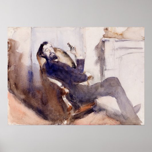 サージェント – ポートレートのPaul-Cesar Helleu ポスター (正面)