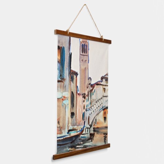サージェント – 橋とカンパニール,ヴェネツィア 吊り下げ型タペストリー (傾斜あり)